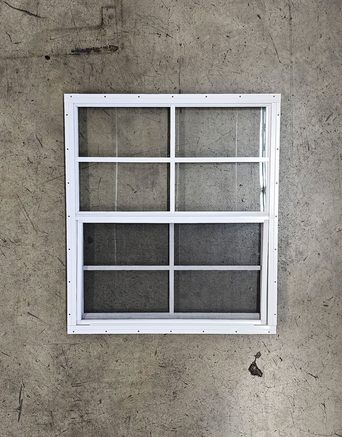 18x23 White Flush Mount Shed Window