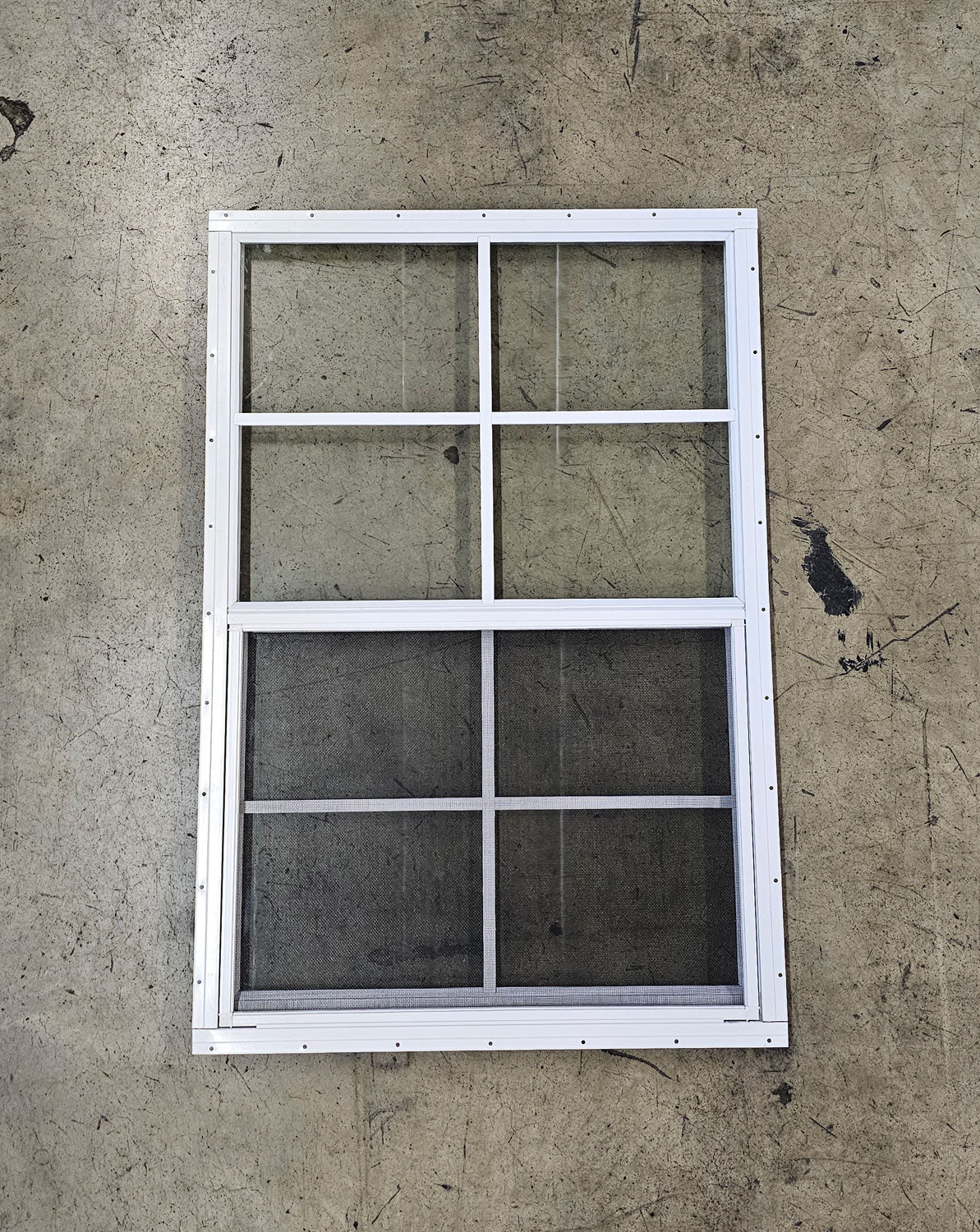 24x36 White Flush Mount Shed Window