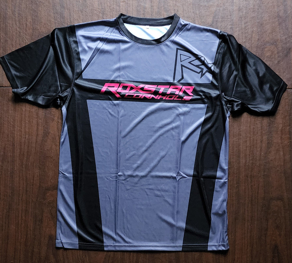 Jersey Short Sleeve T-Shirt | D13 | Gray/Pink