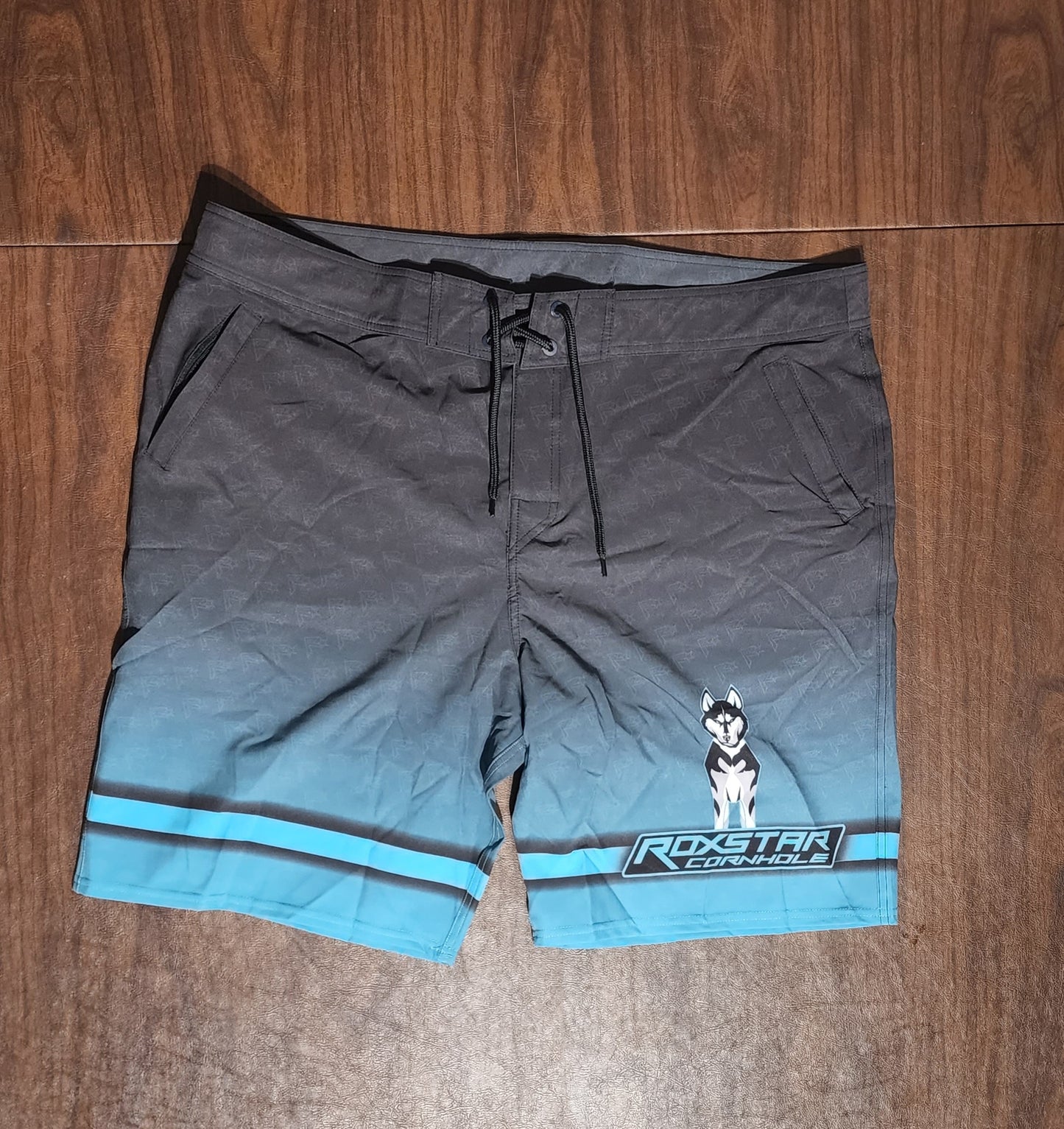 Board Shorts | D55 | Black/Teal