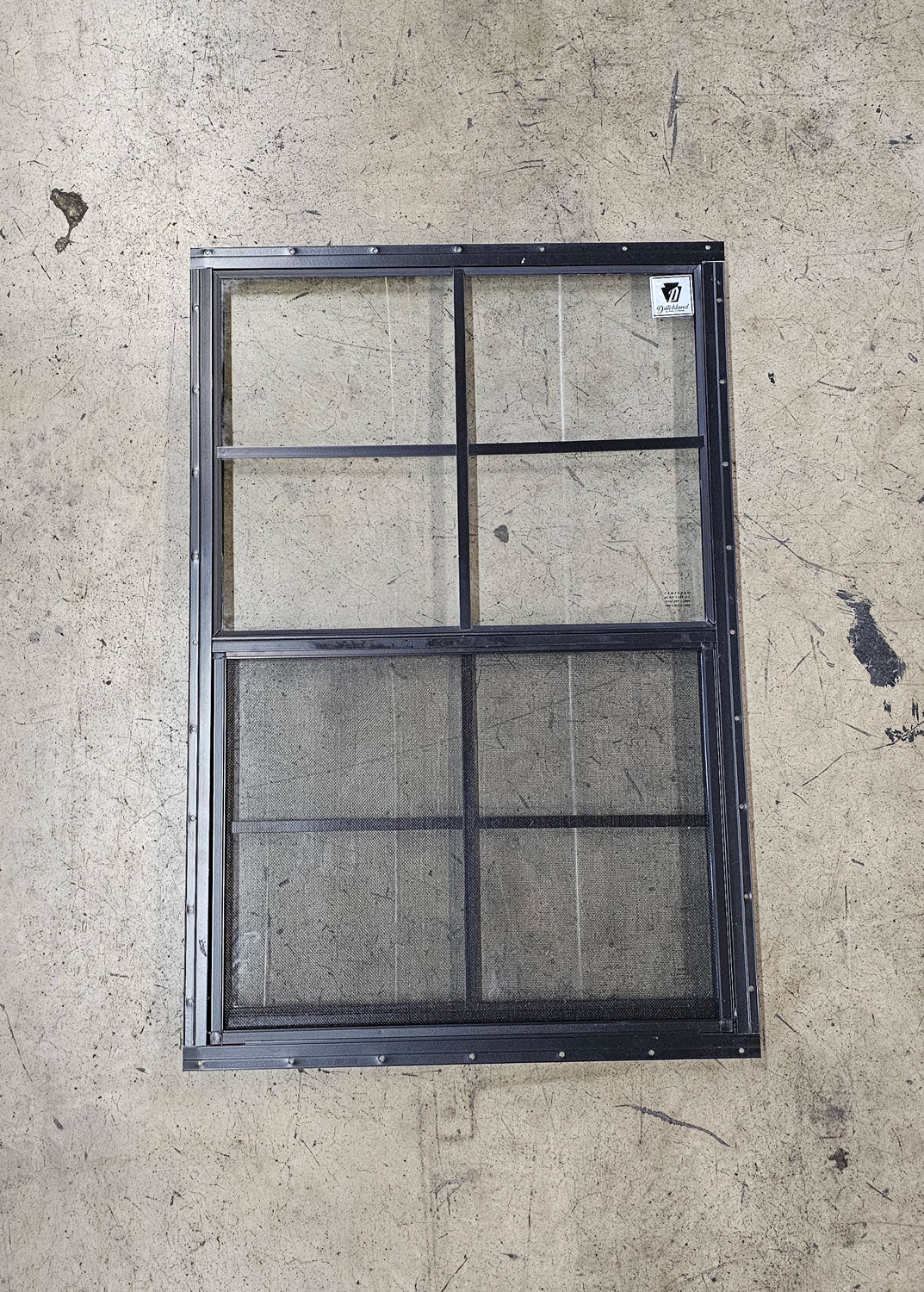 24x36 Black Flush Mount Window
