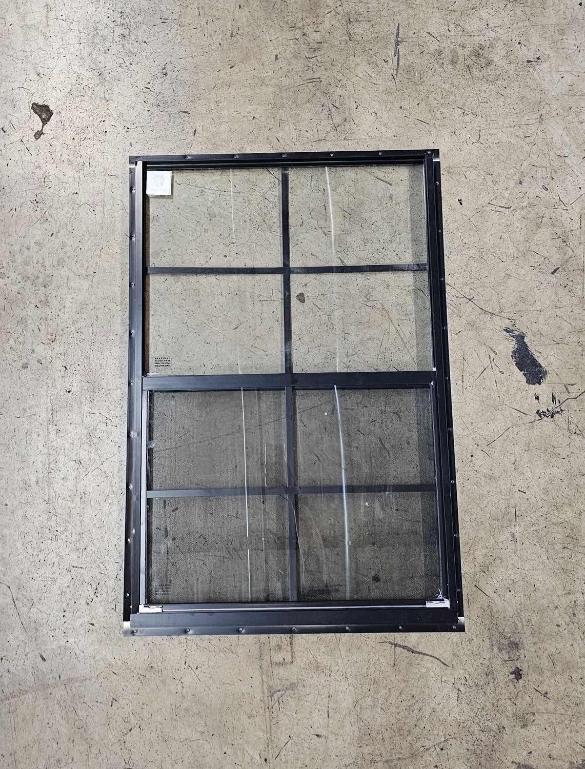 24x36 Black Flush Mount Window