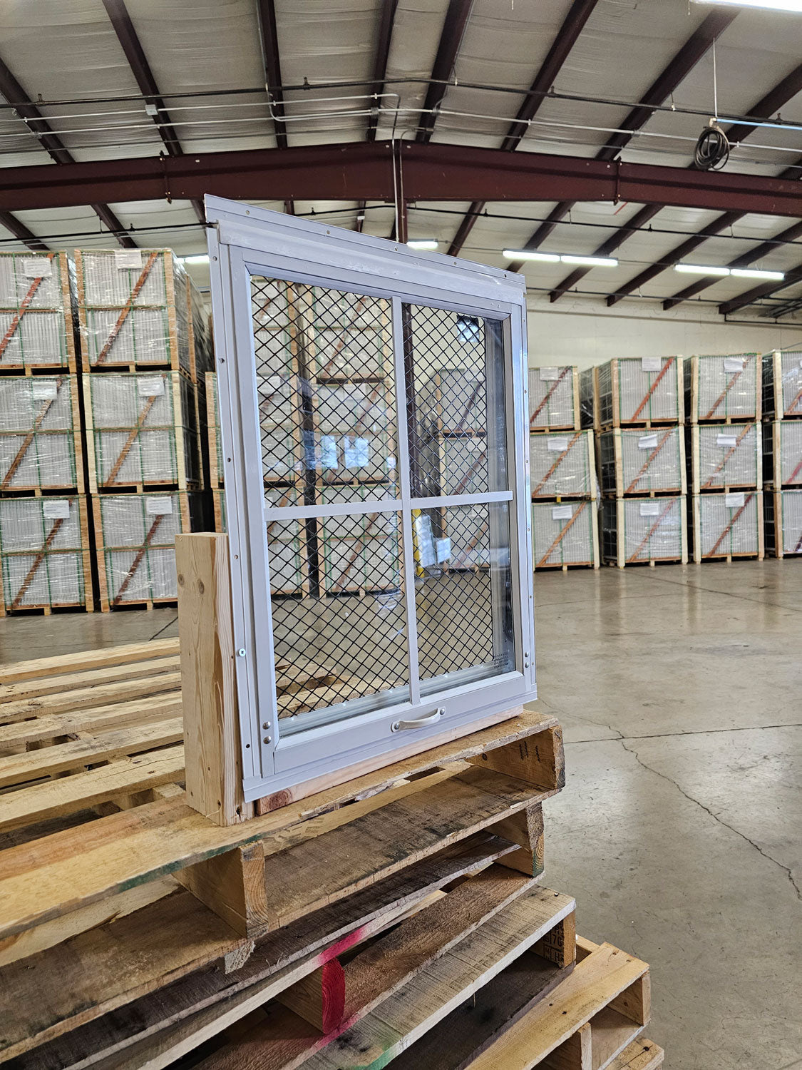 18x23 White Flush Mount Chicken Coop Window