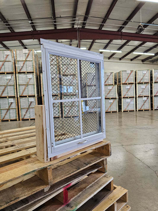 18x23 White Flush Mount Chicken Coop Window