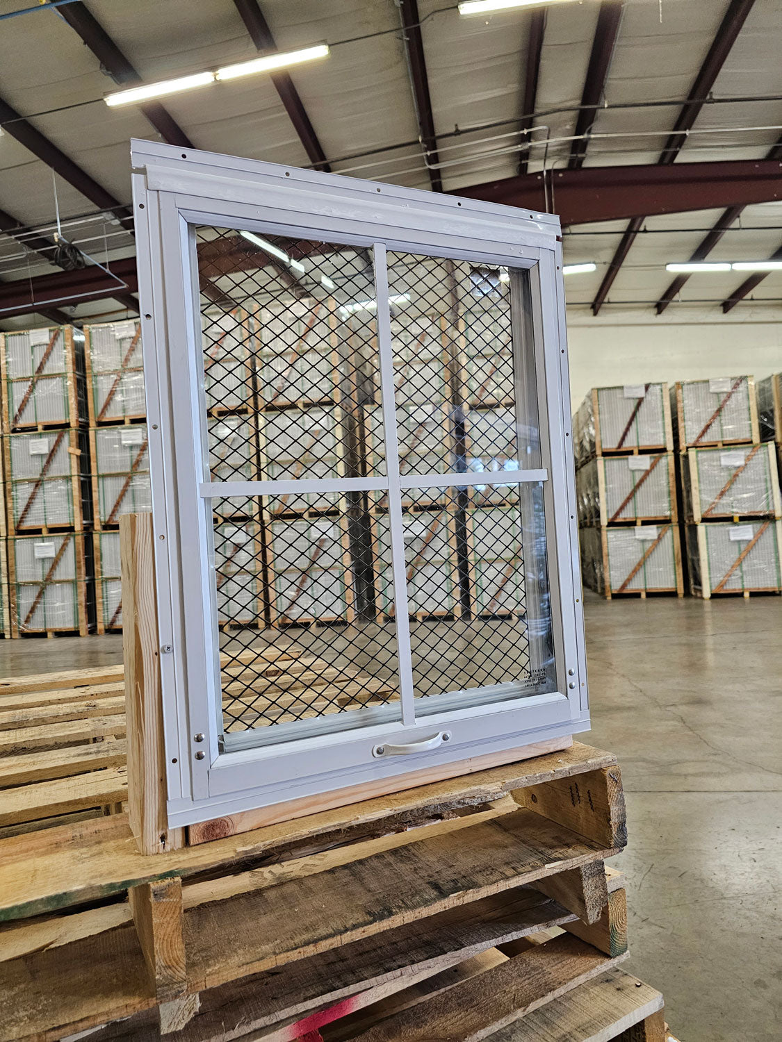 18x23 White Flush Mount Chicken Coop Window
