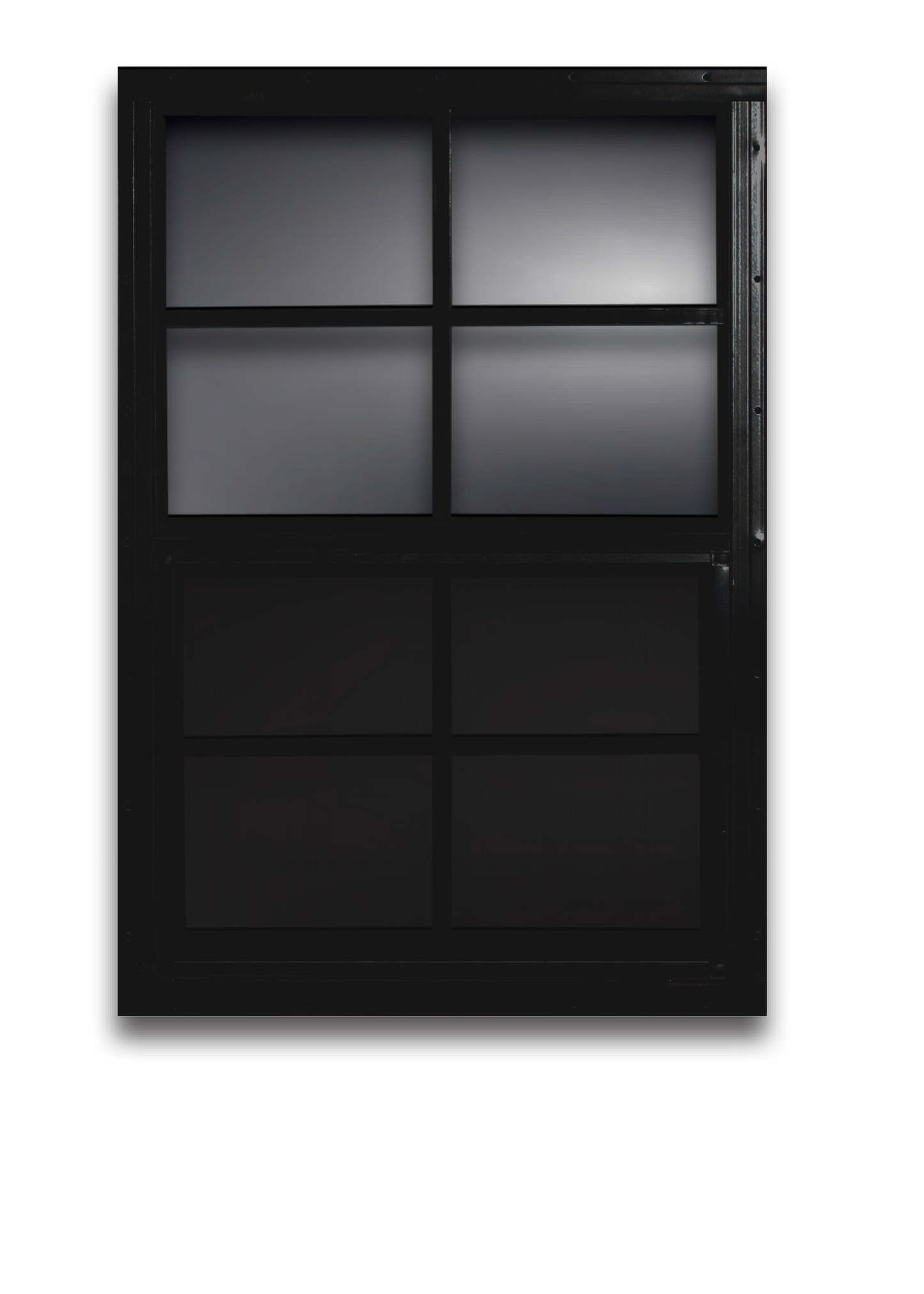 24x36 Black Flush Mount Window