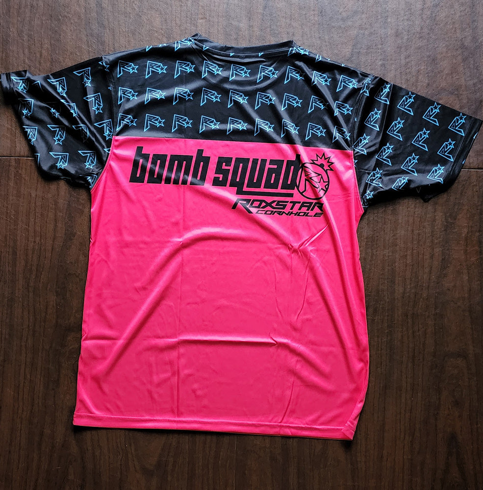Jersey Short Sleeve T-Shirt | D14a | Pink/Black