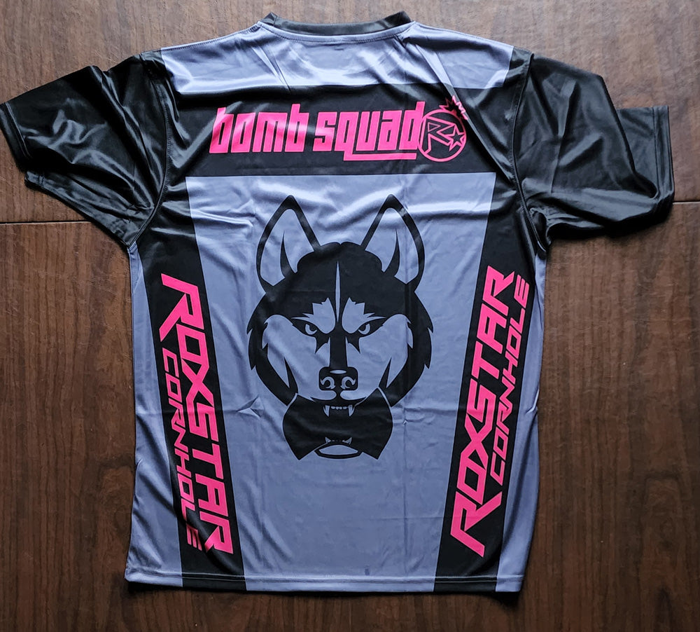 Jersey Short Sleeve T-Shirt | D13 | Gray/Pink