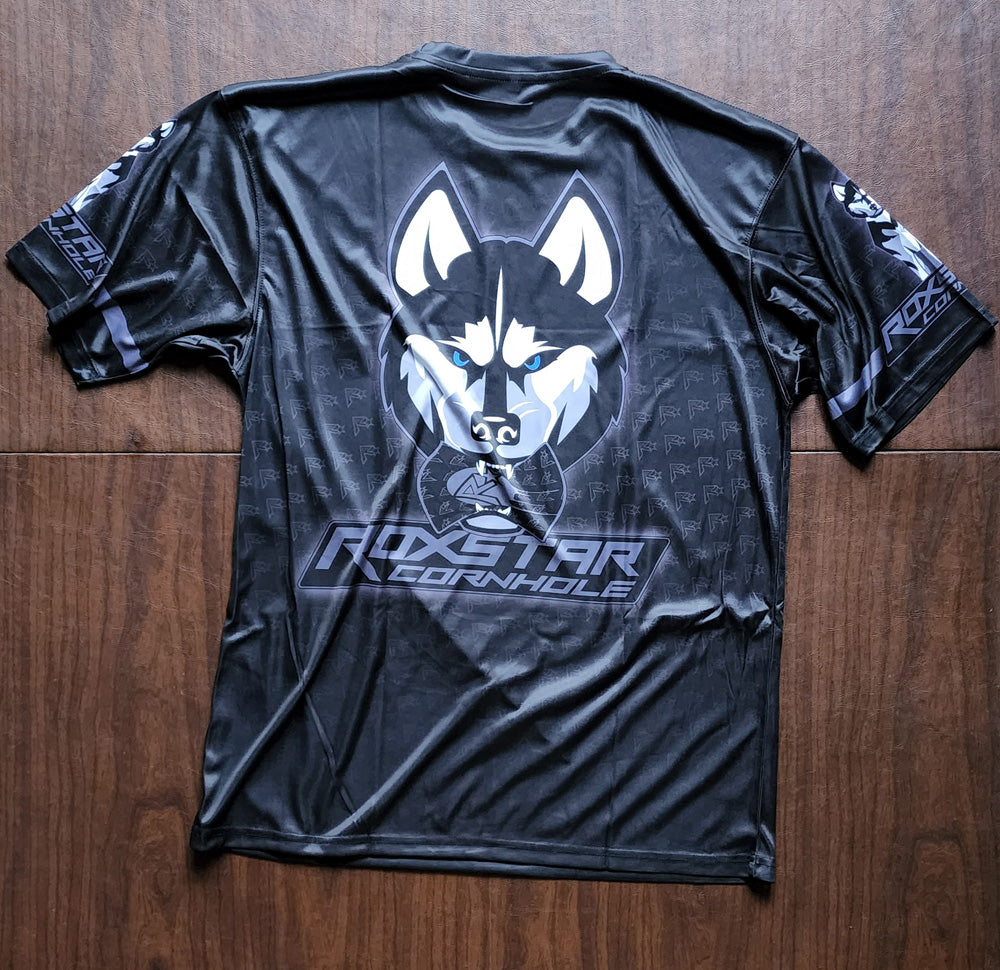 Jersey Short Sleeve T-Shirt | D18 | Black/Gray