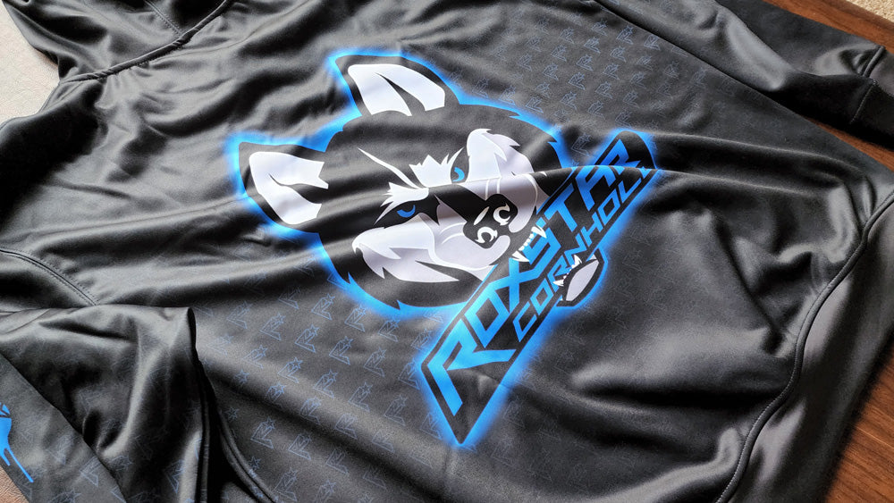 Sweat Shirt | Pull Over Hoodie | D30 | Black/Blue