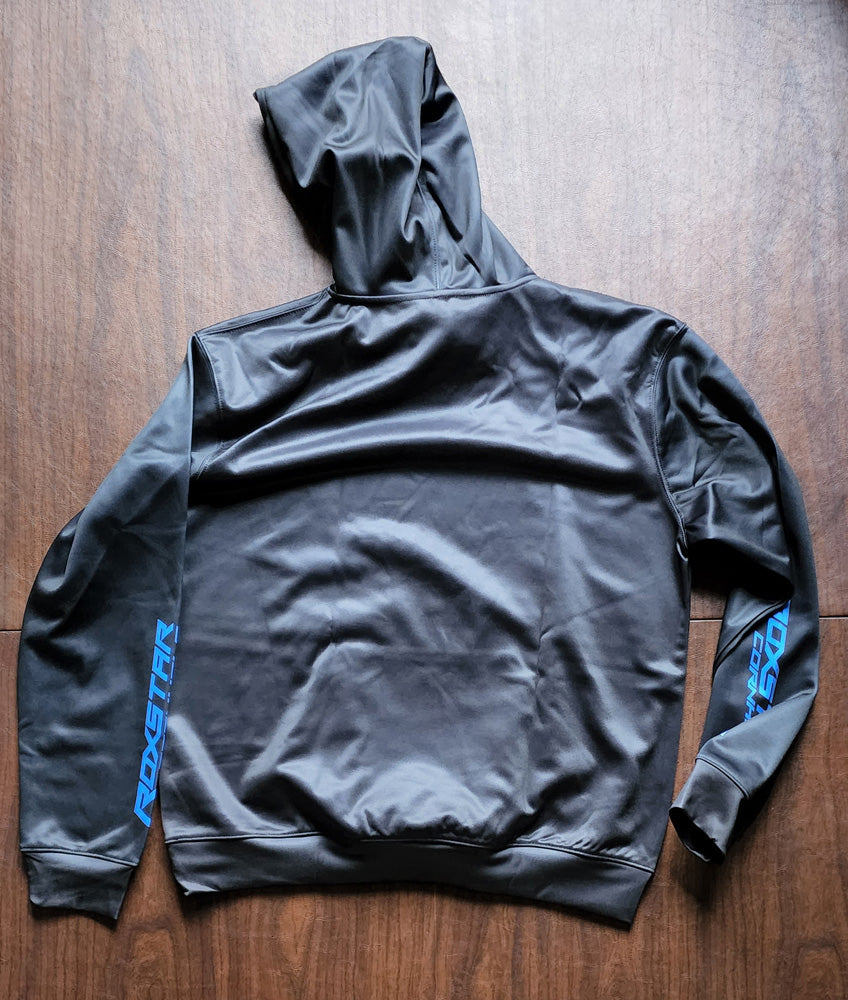 Sweat Shirt | Pull Over Hoodie | D32 | Black/Blue