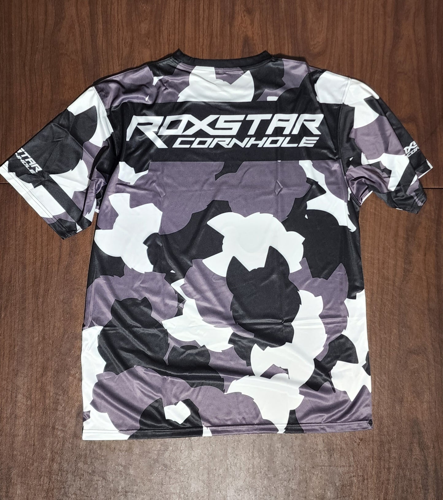 Jersey Short Sleeve T-Shirt | DT32 | Camo Black/White