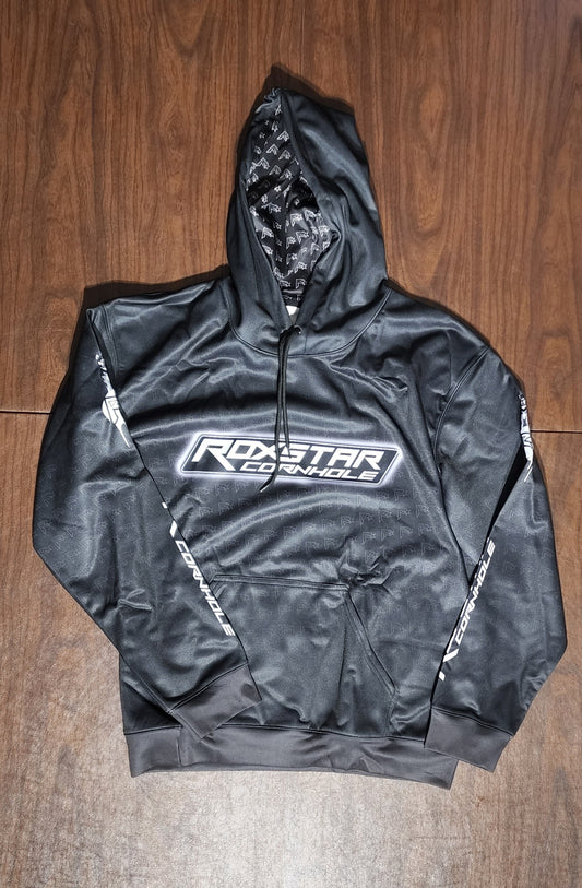 Sweat Shirt | Pull Over Hoodie | D30 | Black/White