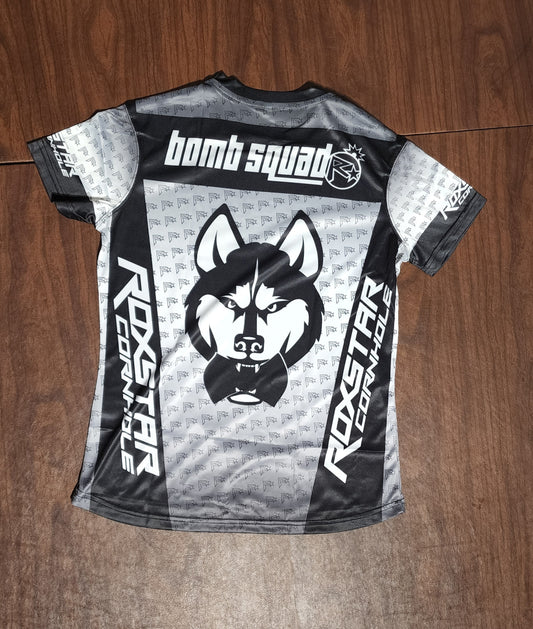 Womens Jersey Short Sleeve T-Shirt | D30 | Black/White