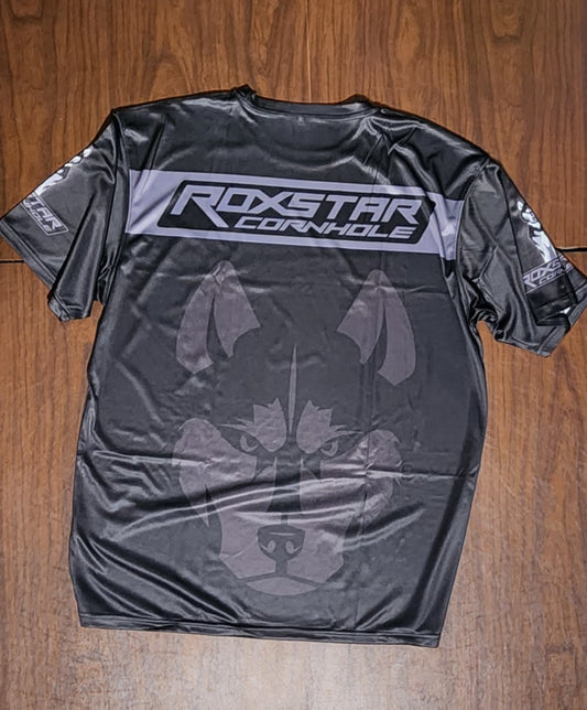 Jersey Short Sleeve T-Shirt | D19 | Black/Gray