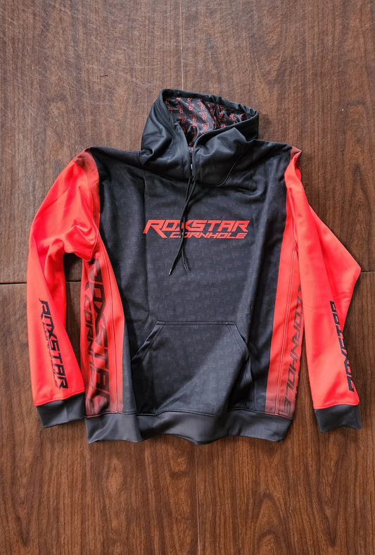 Sweat Shirt | Pull Over Hoodie | RH44RB | Red/Black