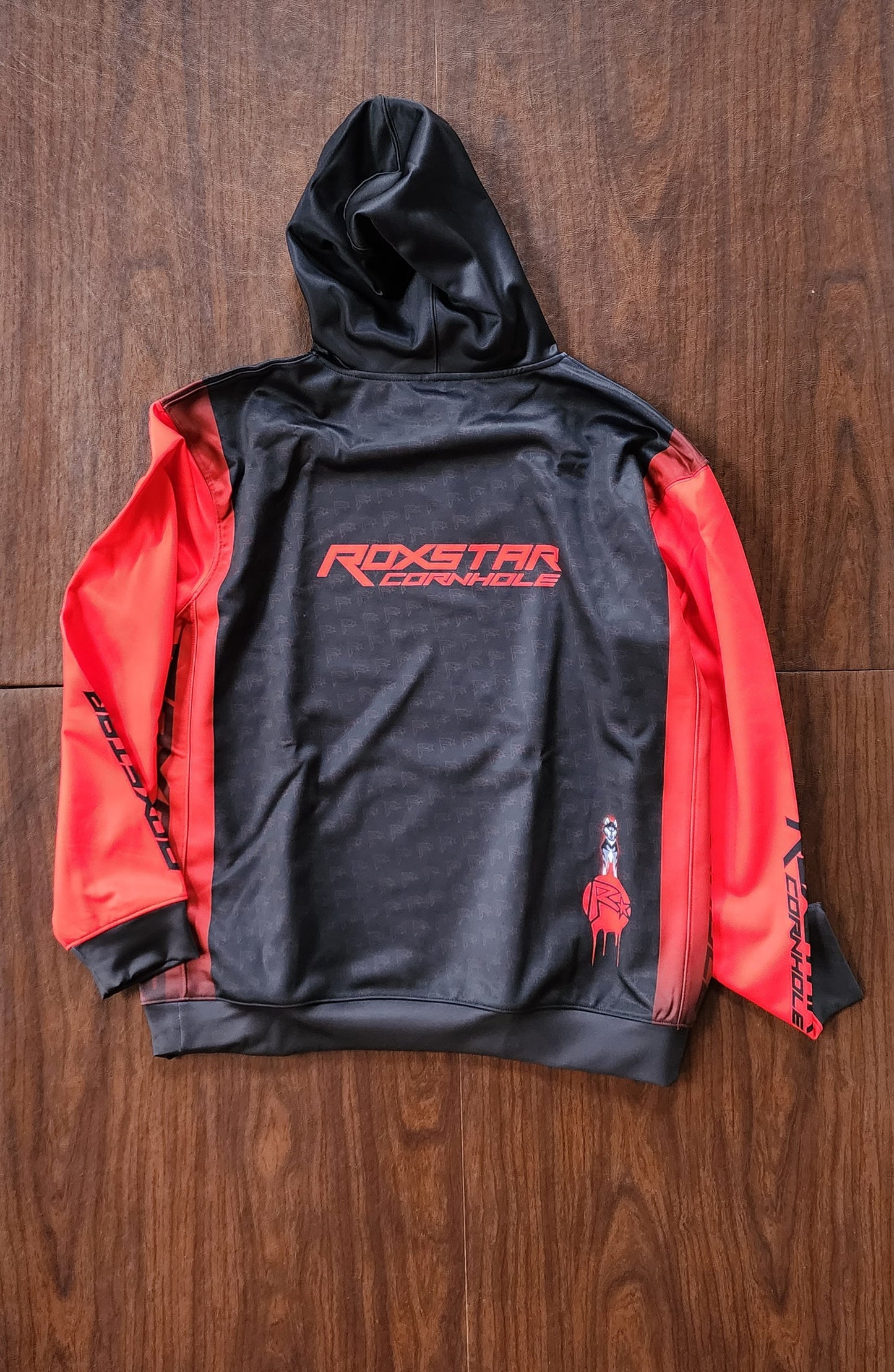 Sweat Shirt | Pull Over Hoodie | RH44RB | Red/Black