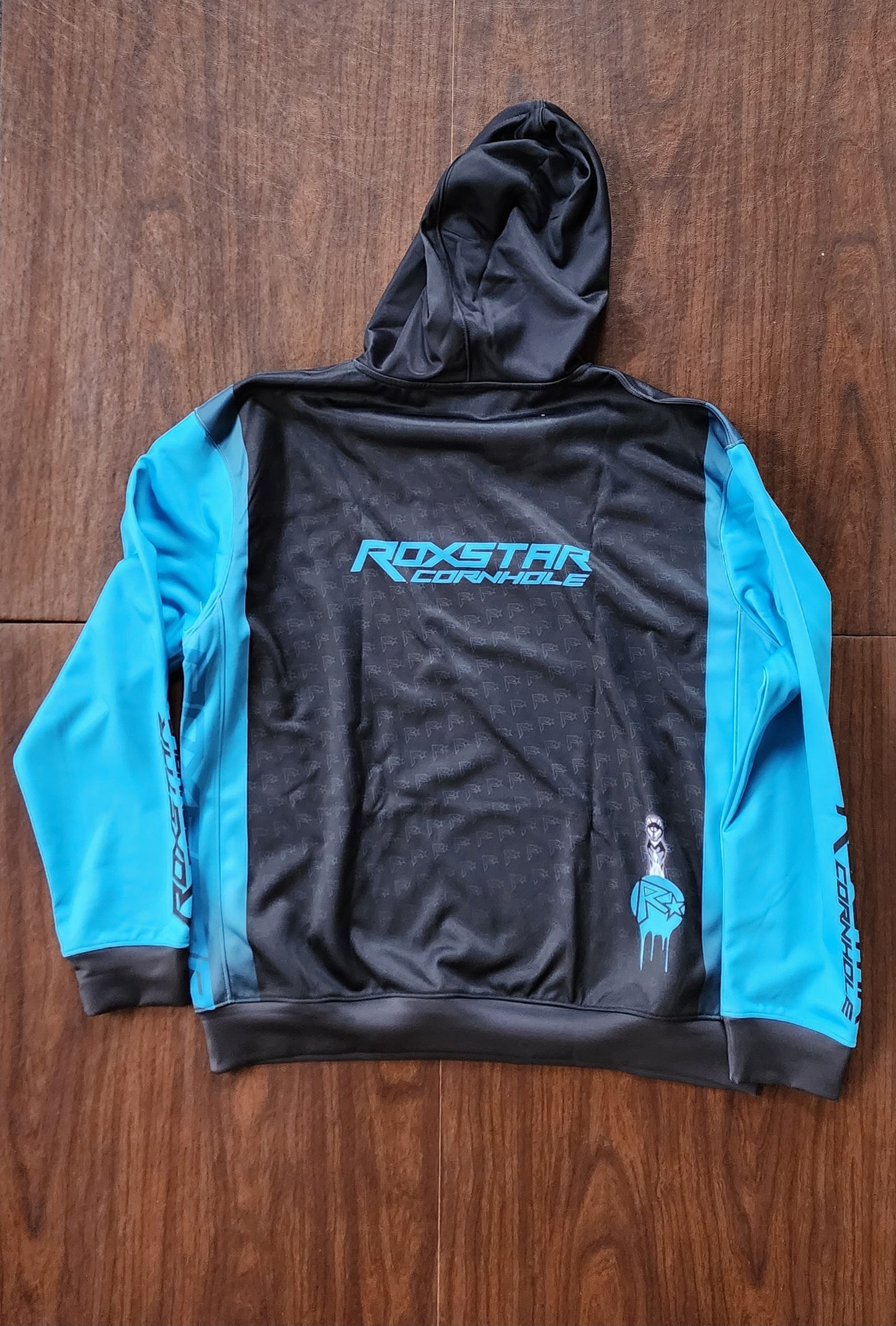 Sweat Shirt | Pull Over Hoodie | RH44TB | Teal/Black