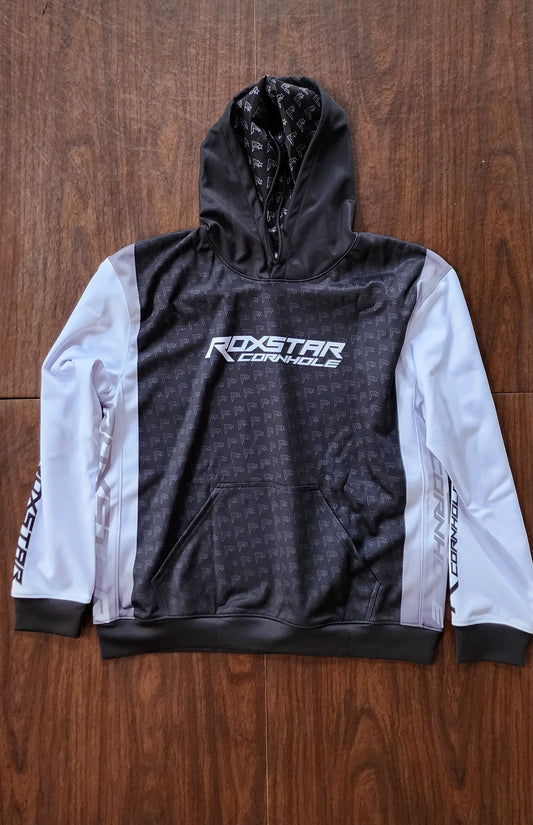 Sweat Shirt | Pull Over Hoodie | RH44WB | White/Black