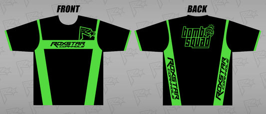 Jersey Short Sleeve T-Shirt | D16 | Black/Green