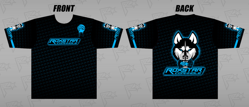 Jersey Short Sleeve T-Shirt | D18 | Black/Blue