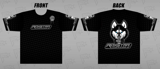 Jersey Short Sleeve T-Shirt | D18 | Black/Gray