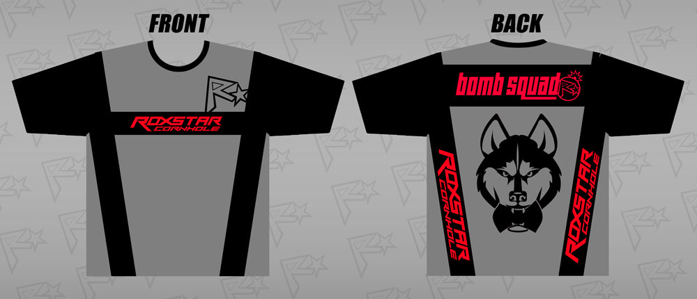 Jersey Short Sleeve T-Shirt | D13 | Gray/Red