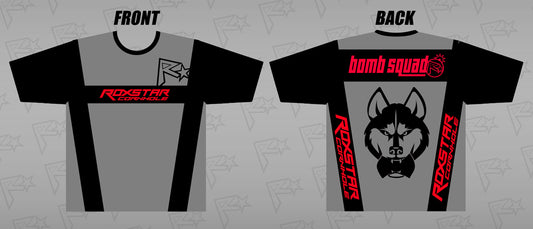 Jersey Short Sleeve T-Shirt | D13 | Gray/Red